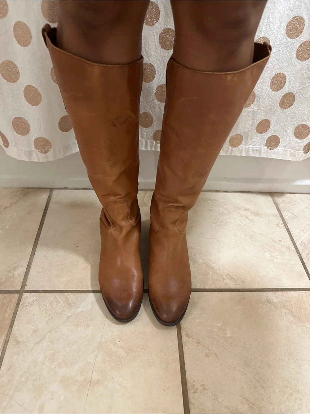 Tall Leather Riding Boots